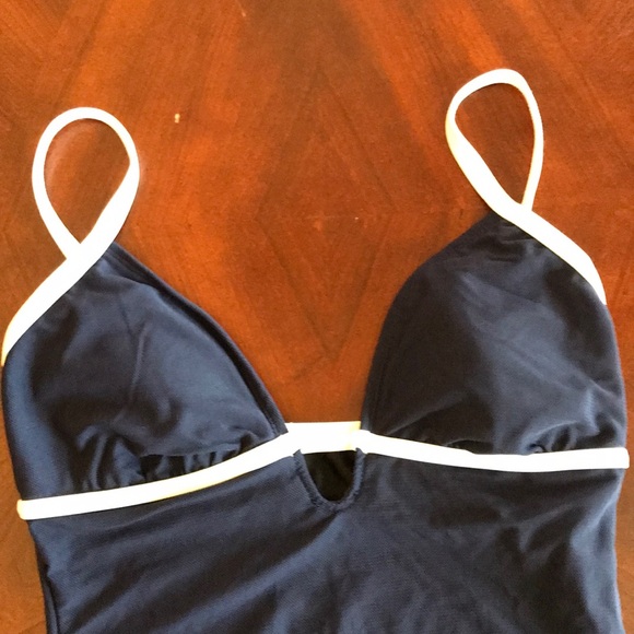 NWOT Ocean Avenue Navy Blue Swimsuit - Picture 2 of 7
